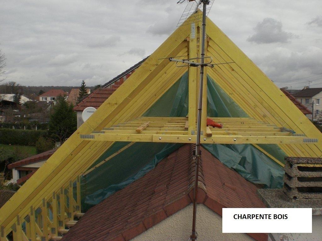 Charpente bois.